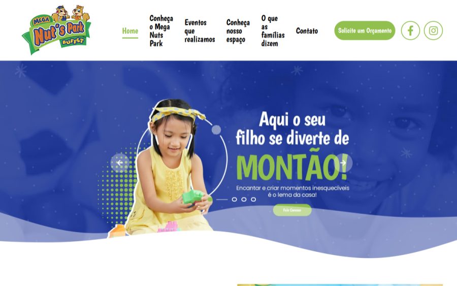 Prévia do site Mega Nut's Park Buffet 