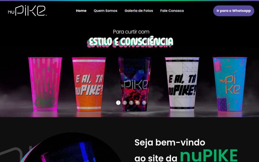 Prévia do site NUPIKE