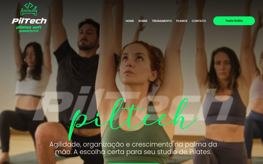 Prévia do site PilTech