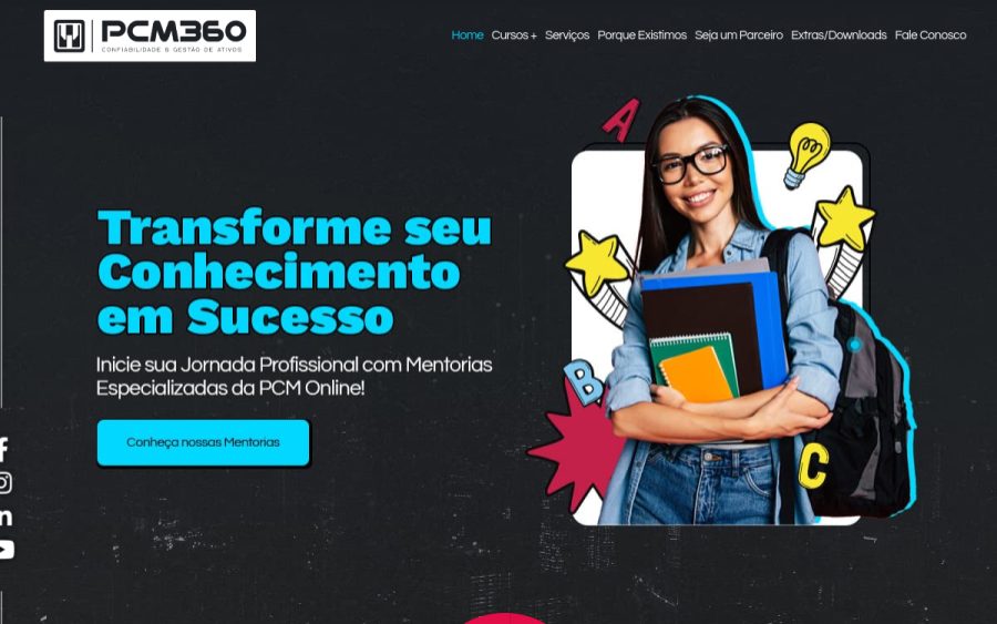 Prévia do site PCM360