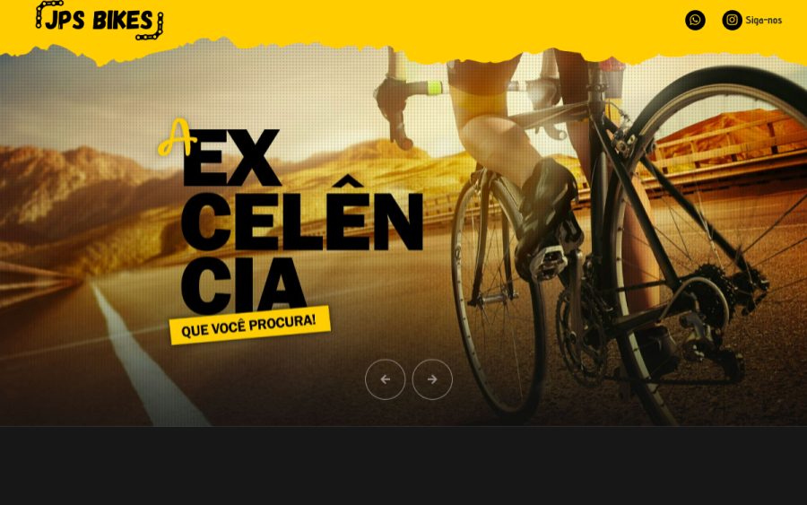 Prévia do site JPS BIKES