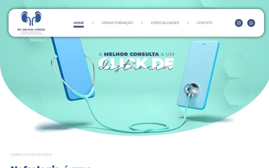 Prévia do site Nefrologia On Line