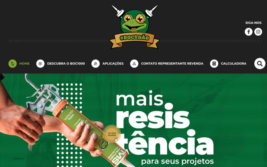 Prévia do site Bocudão