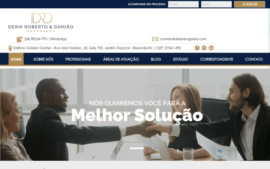 Prévia do site DRD Advogados