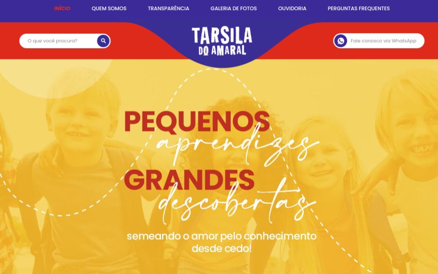 Prévia do site Tarsila do Amaral