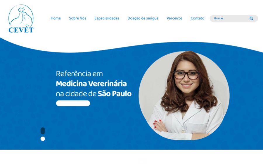 Prévia do site CEVET