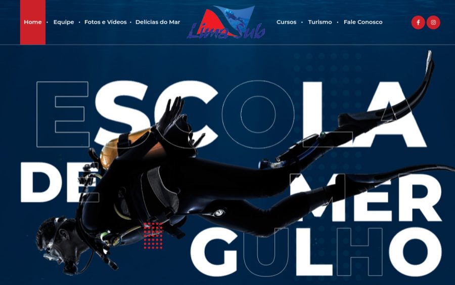 Prévia do site Lima Sub