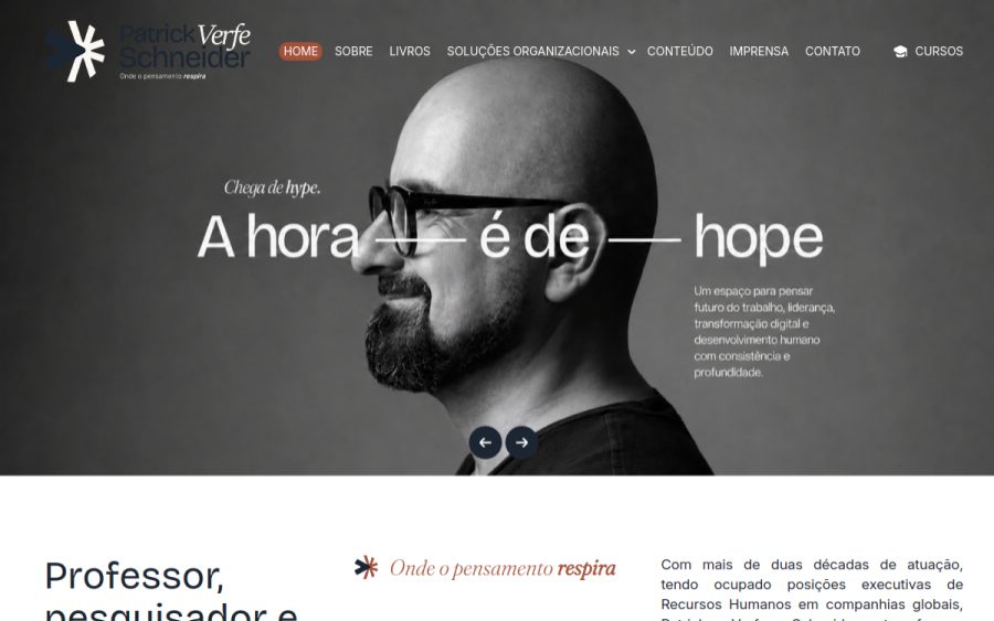 Prévia do site PV Schneider