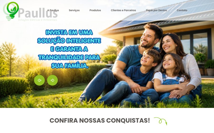 Prévia do site PAULLUS SOLUÇÕES